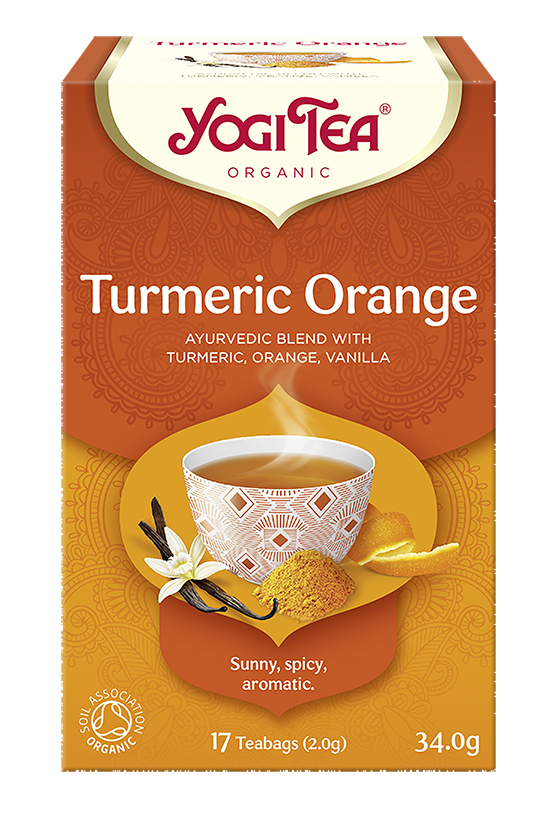 HERBATKA KURKUMA POMARAŃCZA (TURMERIC ORANGE) BIO (17 x 2 g) 34 g - YOGI TEA