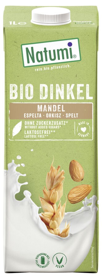 NAPÓJ ORKISZOWO - MIGDAŁOWY BEZ DODATKU CUKRÓW BIO 1 L - NATUMI