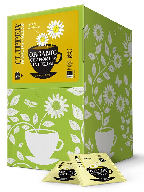 HERBATKA RUMIANKOWA FAIR TRADE BIO (250 x 1,5 g) 375 g - CLIPPER