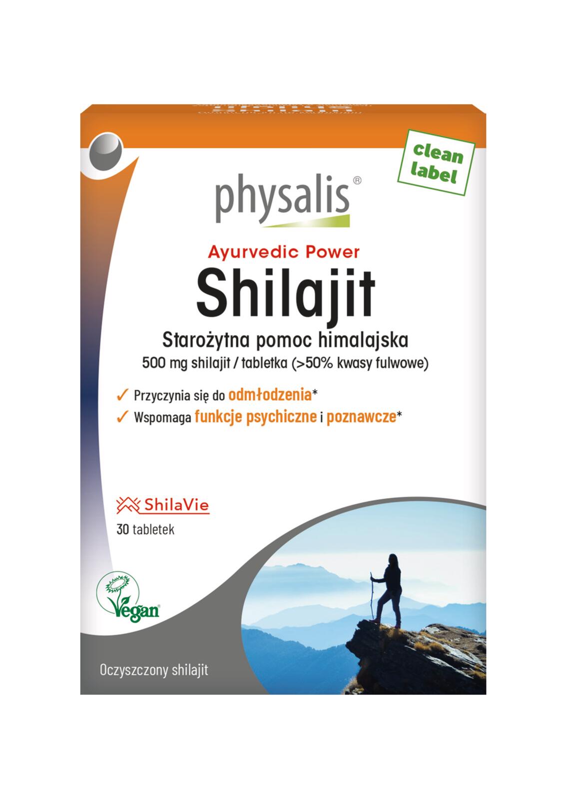 SHILAJIT (500 mg) 30 TABLETEK - PHYSALIS