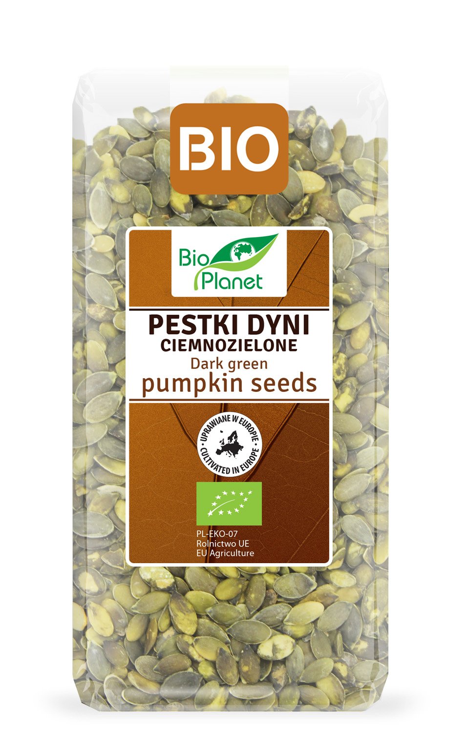 PESTKI DYNI CIEMNOZIELONE (UPRAWIANE W EUROPIE) BIO 350 g - BIO PLANET