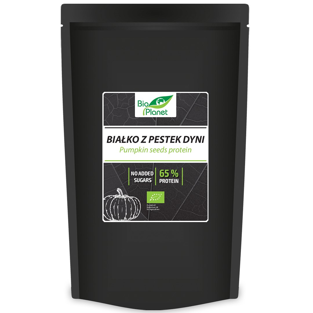 BIAŁKO Z PESTEK DYNI BIO 500 g - BIO PLANET