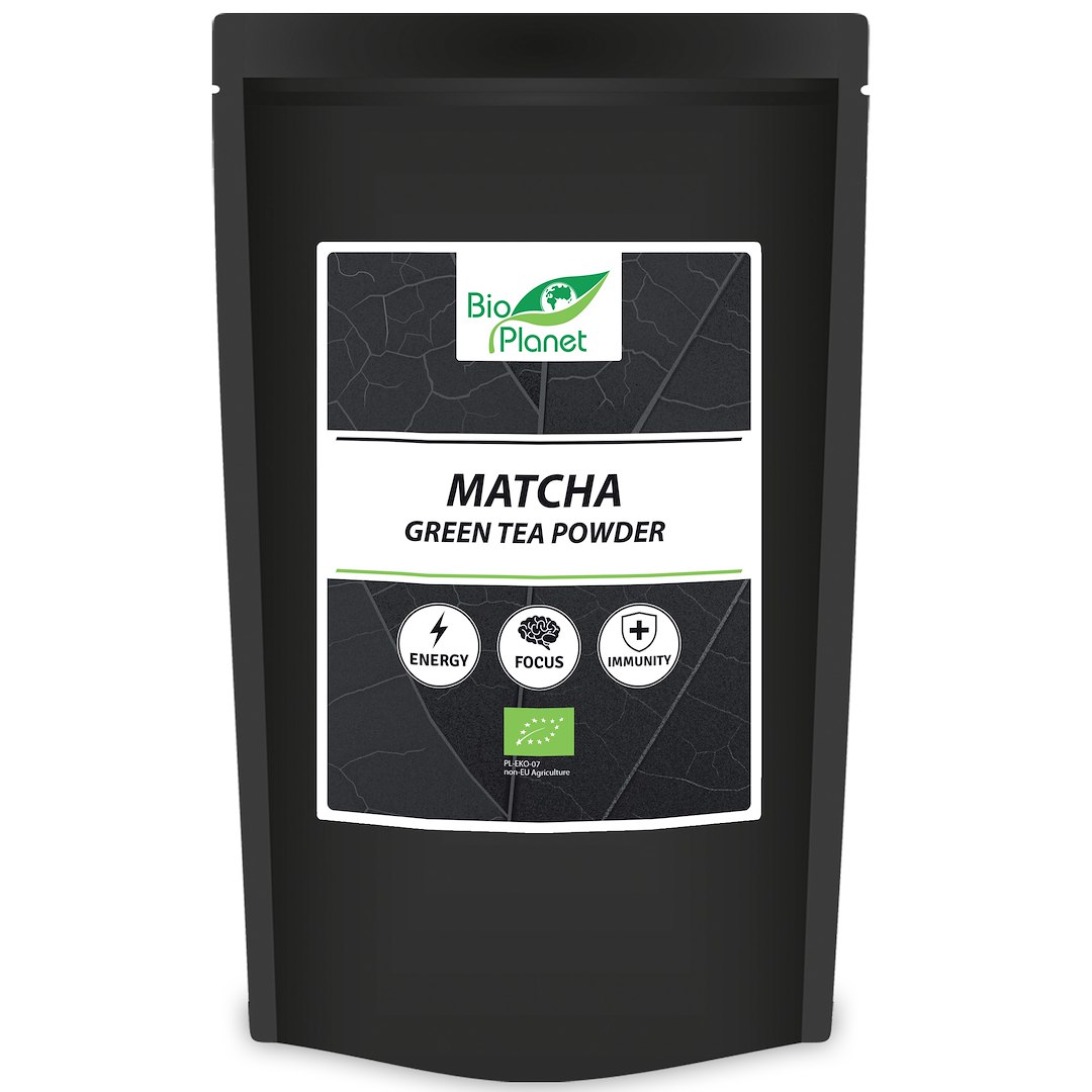 HERBATA ZIELONA MATCHA BIO 500 g - BIO PLANET INTERNATIONAL