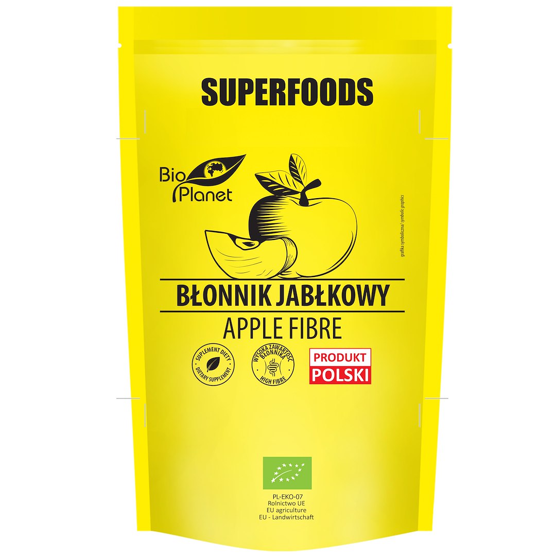 BŁONNIK JABŁKOWY BIO 150 g - BIO PLANET SUPERFOODS