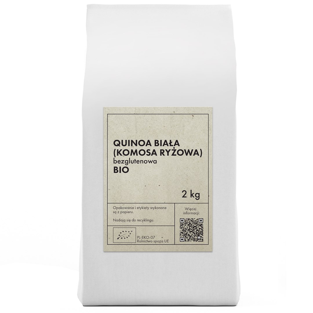 QUINOA BIAŁA (KOMOSA RYŻOWA) BEZGLUTENOWA BIO 2 kg - THE PLANET