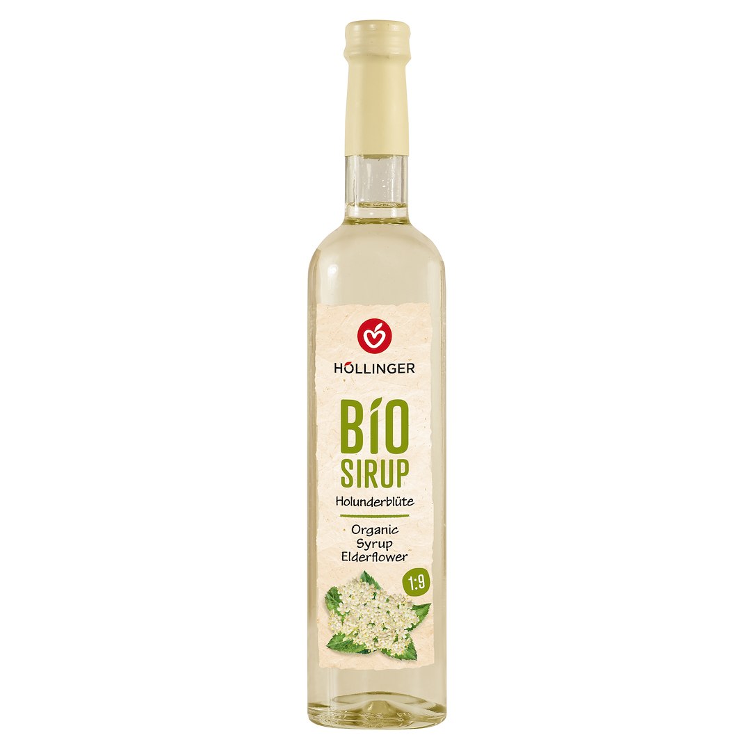 SYROP O SMAKU KWIATÓW CZARNEGO BZU BIO 500 ml - HOLLINGER