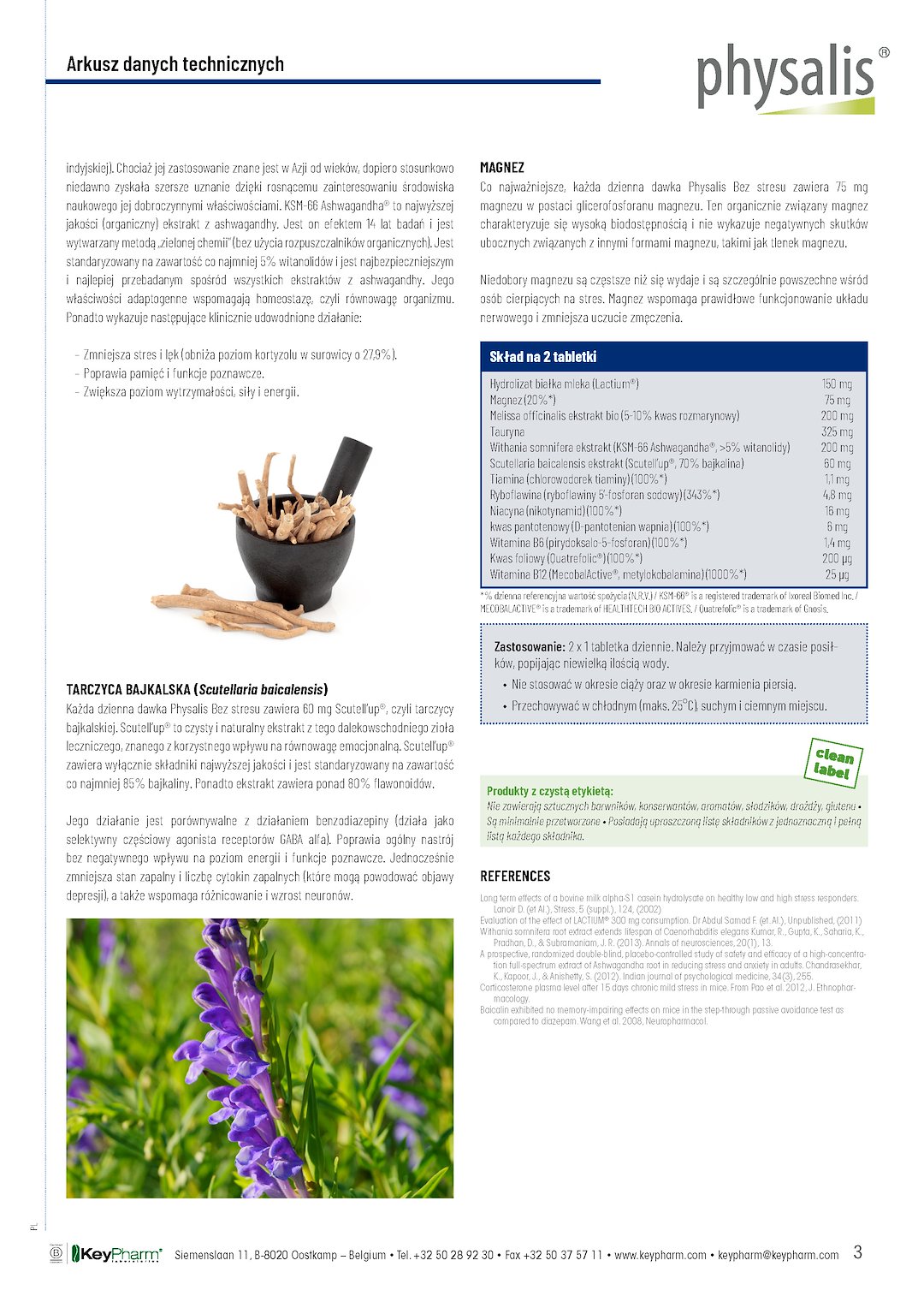 TABLETKI NA REDUKCJĘ STRESU 30 szt. - PHYSALIS - obrazek 4