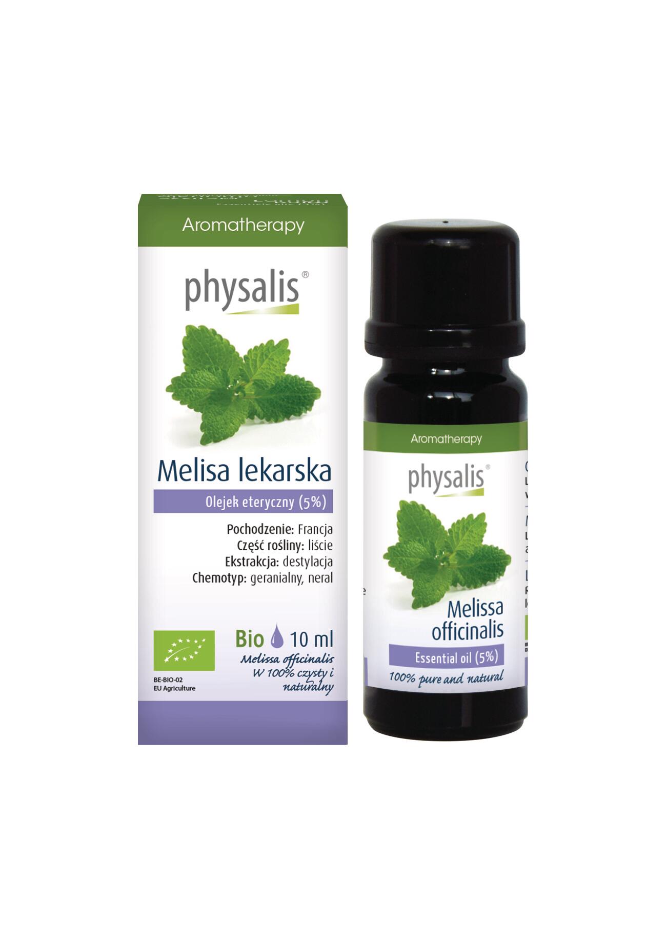 OLEJEK ETERYCZNY MELISA LEKARSKA BIO 10 ml - PHYSALIS