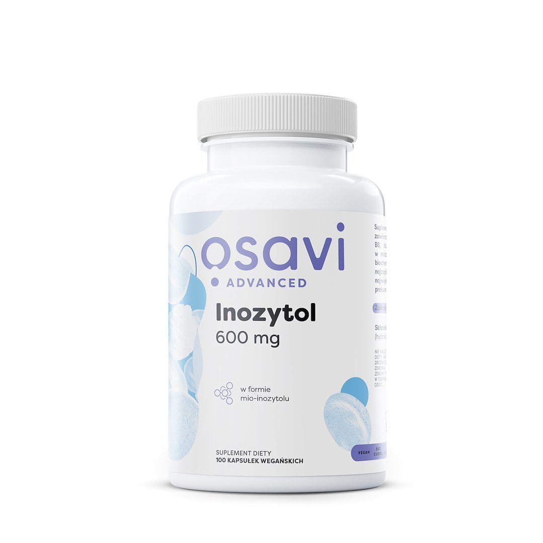INOZYTOL (600 mg) BEZGLUTENOWY 100 KAPSUŁEK - OSAVI