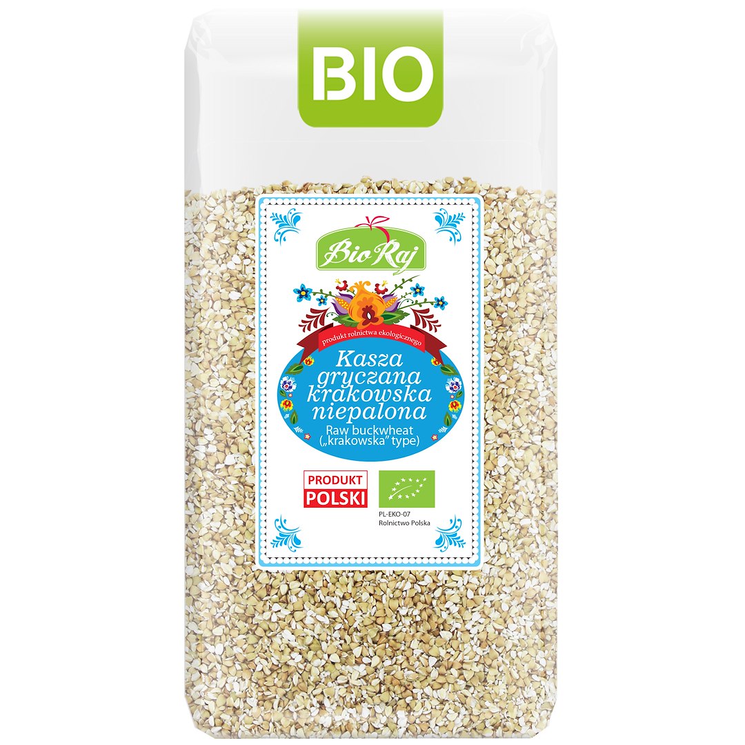 KASZA GRYCZANA KRAKOWSKA NIEPALONA BIO (POLSKA) 500 g - BIO RAJ