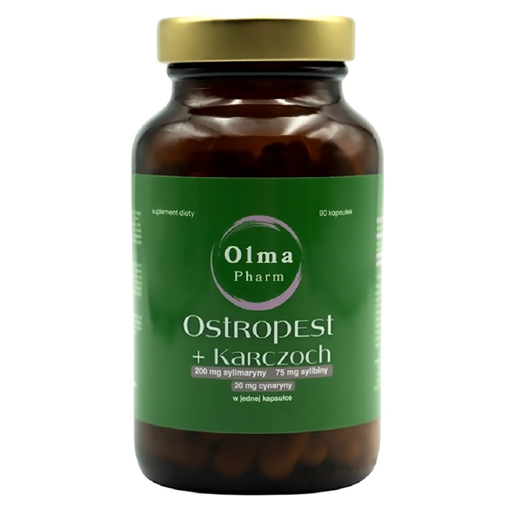 OSTROPEST PLAMISTY + KARCZOCH 90 KAPSUŁEK - OLMA PHARM