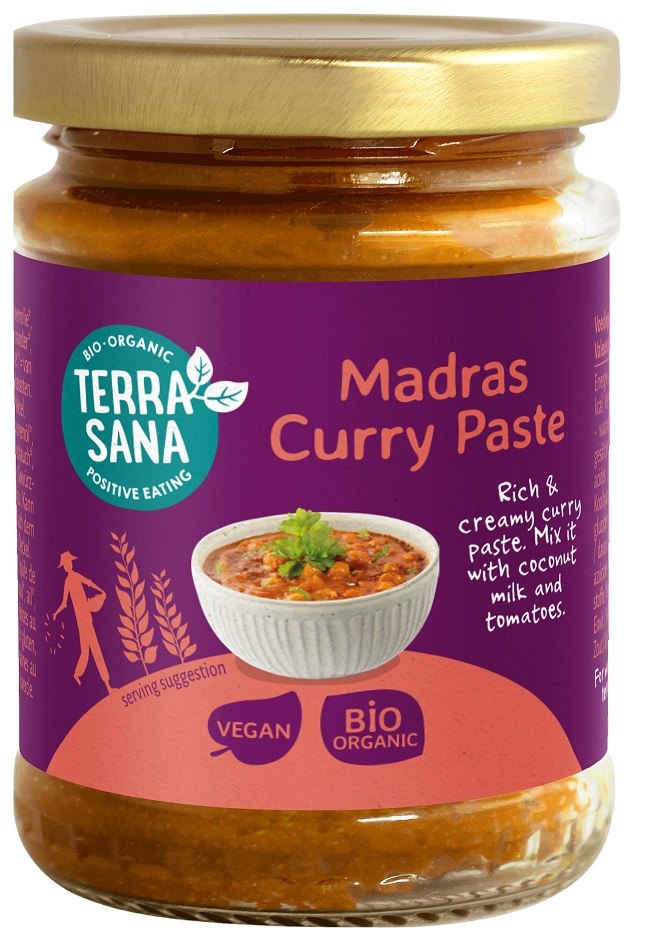 PASTA CURRY MADRAS BIO 130 g - TERRASANA